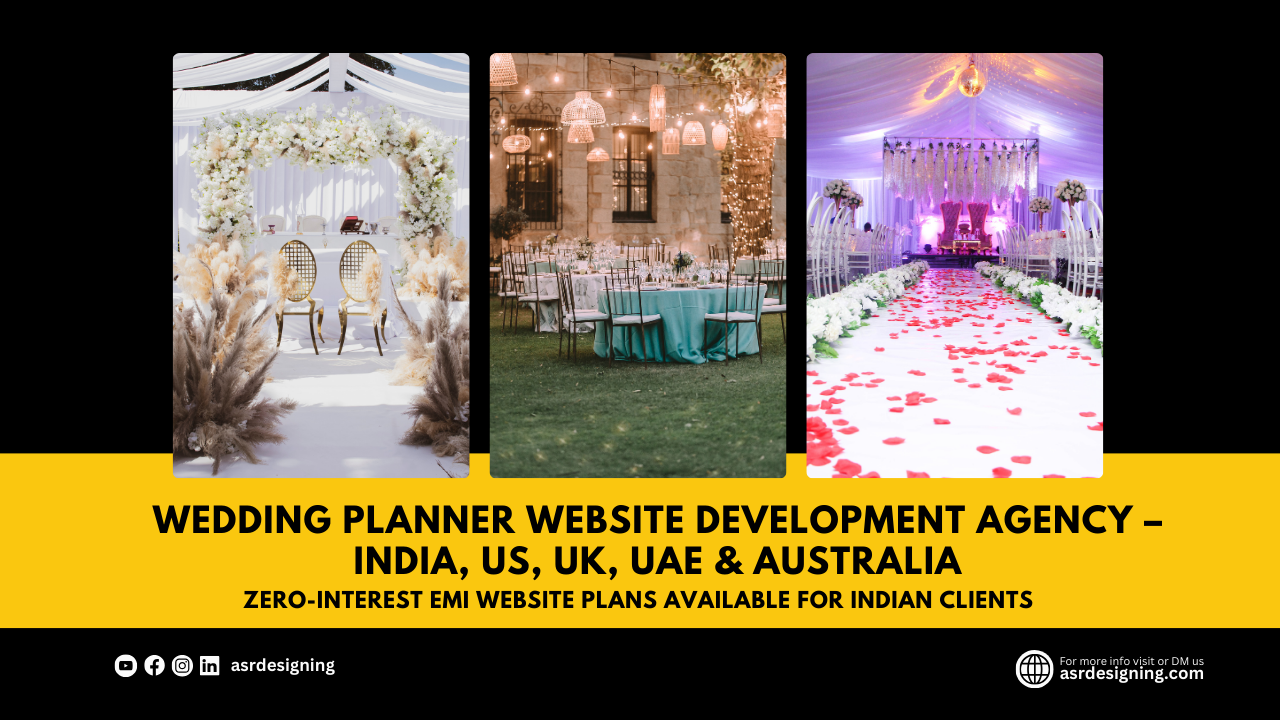 Wedding Planner Website Development Agency